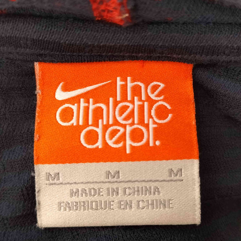 ナイキ NIKE 00s 袖スウォッシュ刺繍ボーダージップパーカー Y2K レディース JPN:M