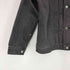 キャリー CALEE 23SS 1st TYPE NO COLLAR DENIM JACKET ノーカラー ブラック デニム ジャケット メンズ JPN:L