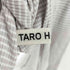 タロウホリウチ TARO HORIUCHI カットソー生地 ボーダーロングカーディガン レディース FREE