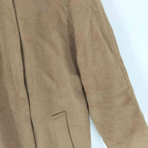 バーバリーズ BURBERRYS MADE IN ENGLAND WOOL&CASHMERE ウールカシミヤステンカラーコート レディース