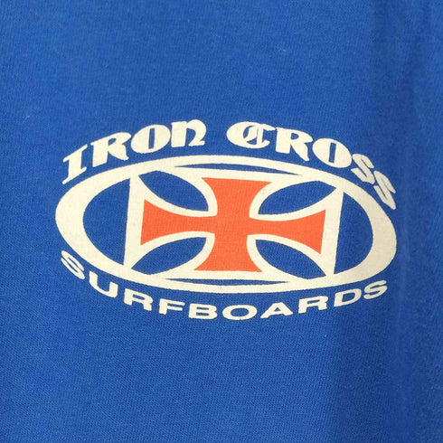 IRON CROSS SURFBOARD 両面プリント クルーネック 長袖Tシャツ カットソー メンズ JPN:XL
