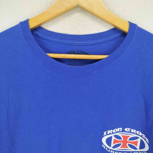 IRON CROSS SURFBOARD 両面プリント クルーネック 長袖Tシャツ カットソー メンズ JPN:XL