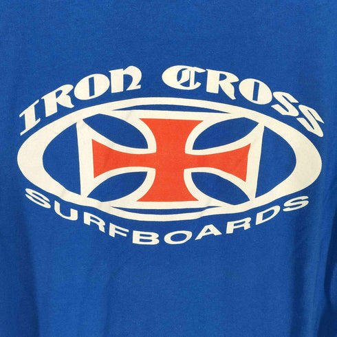 IRON CROSS SURFBOARD 両面プリント クルーネック 長袖Tシャツ カットソー メンズ JPN:XL