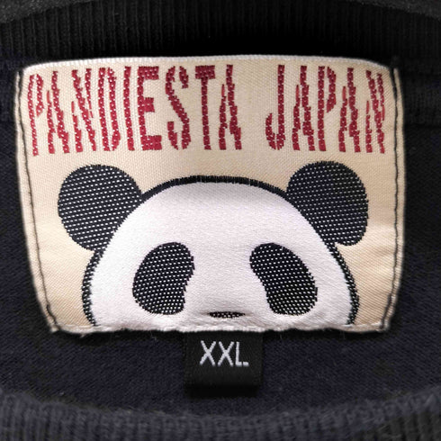 パンディエスタジャパン PANDIESTA JAPAN S/S キラキラシールパンダTシャツ メンズ JPN:XXL