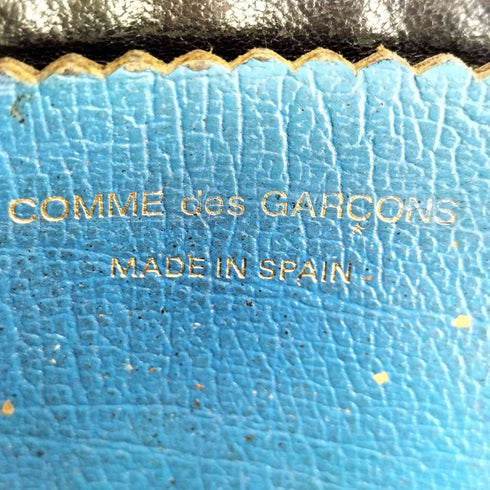 コムデギャルソン COMME des GARCONS ラウンドジップ レザーコンパクトウォレット メンズ