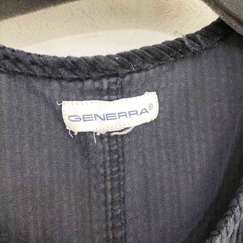 GENERRA コーデュロイフロントジップミニワンピース レディース