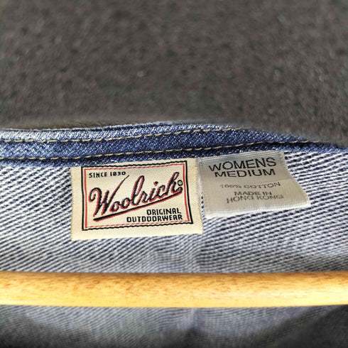 ウールリッチ WOOLRICH 香港製 デニムワンピース レディース JPN:M