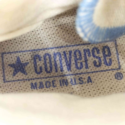 コンバース CONVERSE 80S MADE IN USA 青枠青文字 ALL STAR HI レディース CONVERSE:3