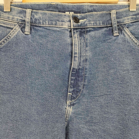 ユニクロ UNIQLO ワイドペインターデニムパンツ メンズ JPN:L