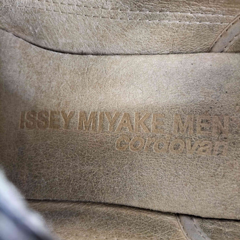 イッセイミヤケメン ISSEY MIYAKE MEN CORDOVAN コードバン 比翼ローカットスニーカー メンズ S