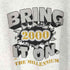 フルーツオブザルーム FRUIT OF THE LOOM BRING IT ON 2000 THE MILLENNIUM クルーネックスウェットトレーナー メンズ JPN:L