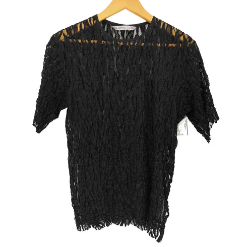 ジョンローレンスサリバン JOHN LAWRENCE SULLIVAN UNEVEN LACE SS TOP メンズ JPN:M