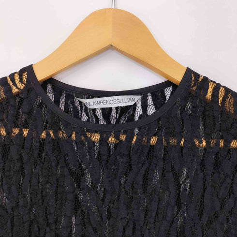 ジョンローレンスサリバン JOHN LAWRENCE SULLIVAN UNEVEN LACE SS TOP メンズ JPN:M