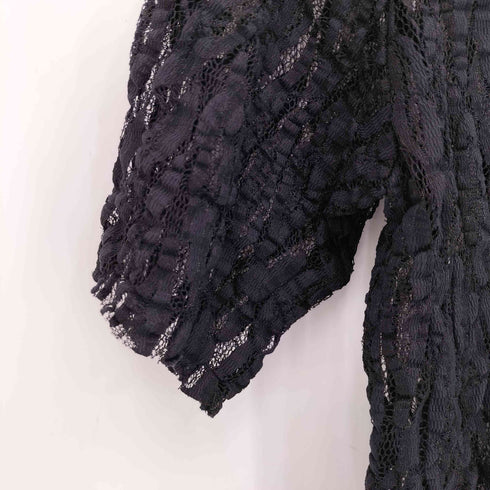 ジョンローレンスサリバン JOHN LAWRENCE SULLIVAN UNEVEN LACE SS TOP メンズ JPN:M