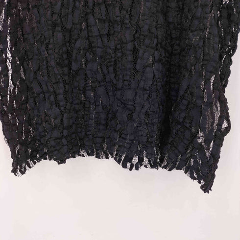 ジョンローレンスサリバン JOHN LAWRENCE SULLIVAN UNEVEN LACE SS TOP メンズ JPN:M