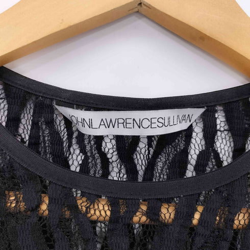 ジョンローレンスサリバン JOHN LAWRENCE SULLIVAN UNEVEN LACE SS TOP メンズ JPN:M