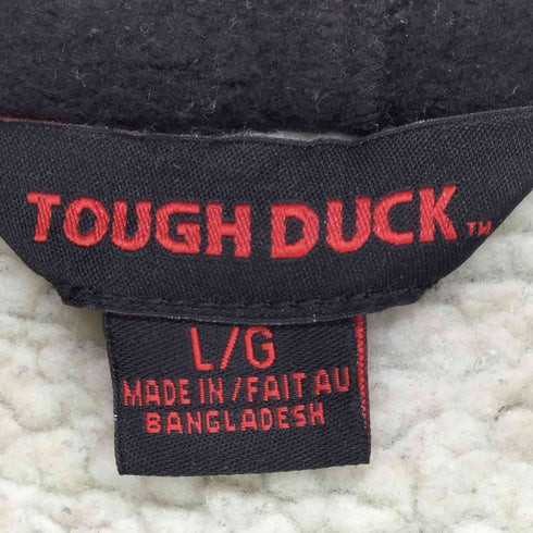 tough duck バングラディシュ製 ジップパーカー レイヤード 裏ボアカバーオールジャケット メンズ JPN:L