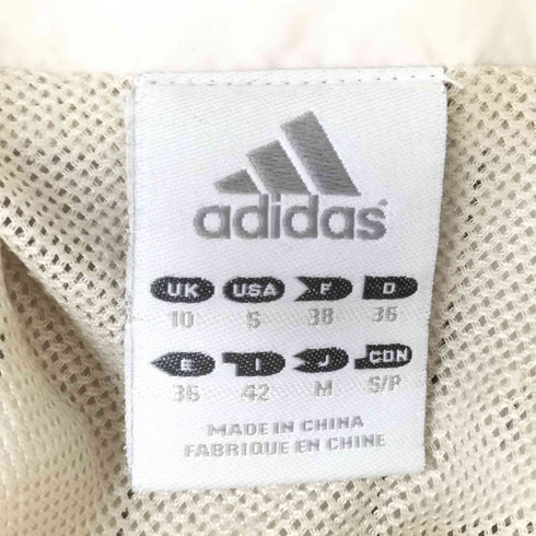 アディダス adidas 00s 万国旗 ストライプナイロンショートジャケット Y2K レディース JPN:M