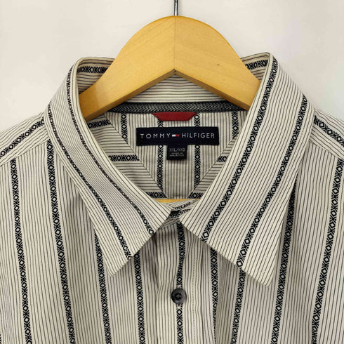 トミーヒルフィガー TOMMY HILFIGER コットンストライプL/Sレギュラーカラーシャツ メンズ JPN:XXL