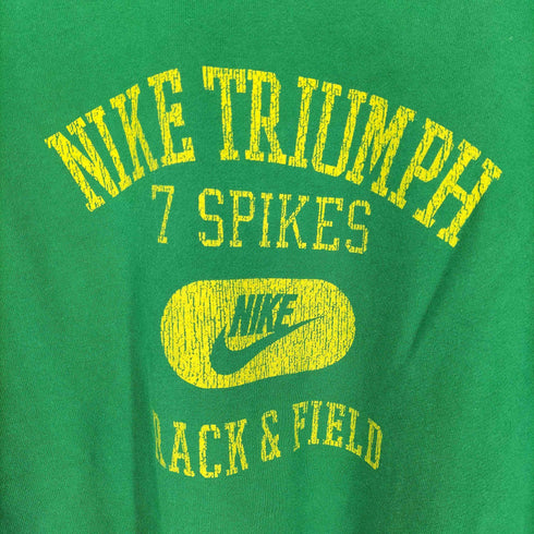 ナイキ NIKE 00s TRACK & FIELD フロントプリント クルーネックスウェット トレーナー メンズ JPN:XL