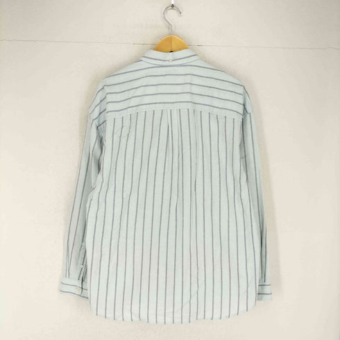 ギャップ Gap THE BIG SHIRT ベアー刺繍ストライプボタンダウンシャツ メンズ L
