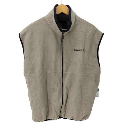 ティンバーランド Timberland WEATHER GEAR 刺繍ロゴ フリースベスト メンズ XL
