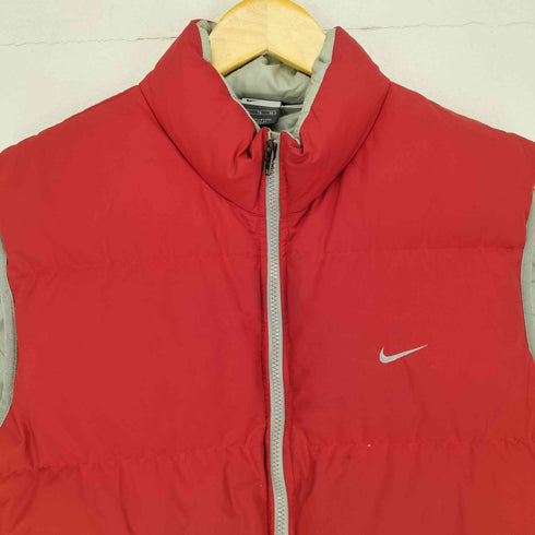 ナイキ NIKE 00s ワンポイントスウッシュ ジップアップ ダウンベスト メンズ JPN:XL