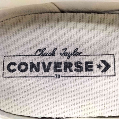 コンバース CONVERSE CT70 BLACK LOW CUT 70s復刻 メンズ 27.5cm