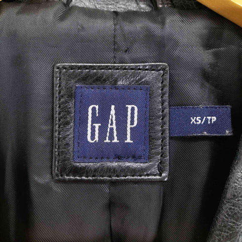 ギャップ Gap 2B カウレザー テーラードジャケット メンズ JPN:XS