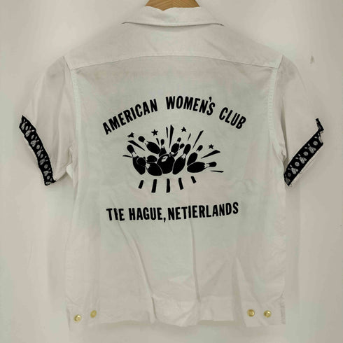 AMERICAN WOMENS CLUB ヴィンテージ ボウリングシャツ レディース 34