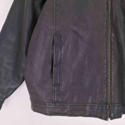 アリゾナジーン ARIZONA JEAN フェイクレザースウィングトップ メンズ JPN:XL XL