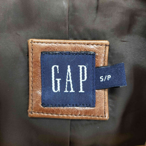 ギャップ Gap カウレザー 2B テーラードジャケット レディース JPN:S