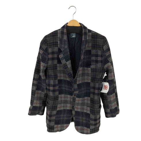 LIZ WEAR チェックウール2Bジャケット メンズ