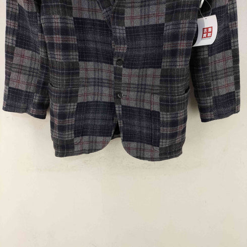 LIZ WEAR チェックウール2Bジャケット メンズ