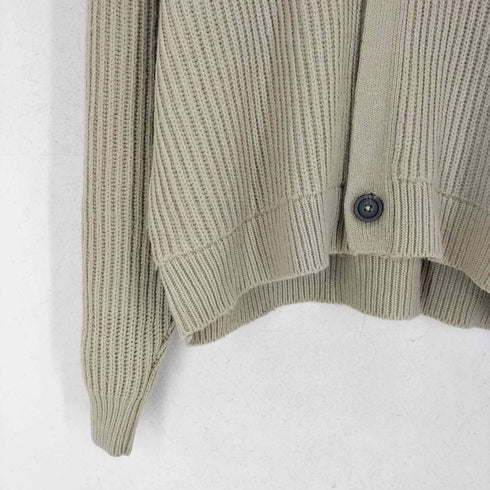 ザラ ZARA クロップド アクリルニット カーディガン メンズ JPN:S