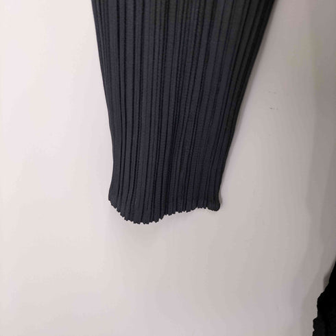 プリーツプリーズイッセイミヤケ PLEATS PLEASE ISSEY MIYAKE 22SS シワ加工 七分袖 プリーツワンピース レディース JPN:3
