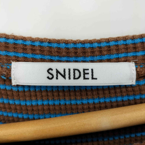 スナイデル snidel ワッフル ボリューム スリーブ トップス レディース ONE SIZE