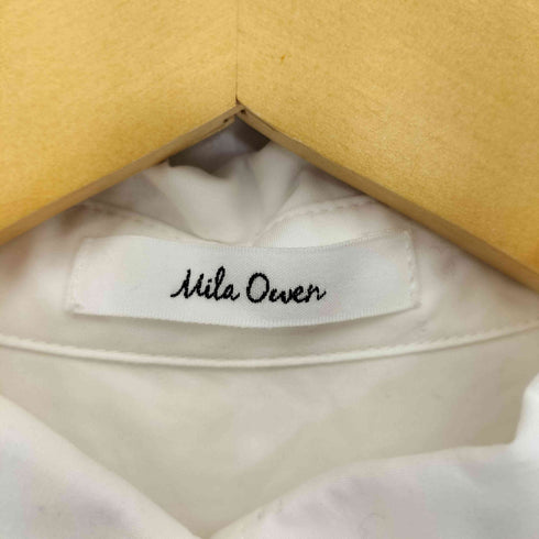 ミラオーウェン Mila Owen 釦ダウンラウンドヘム短丈シャツ レディース ONE SIZE