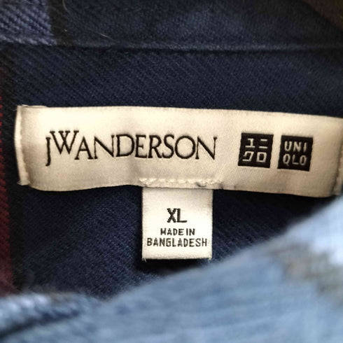 ユニクロジェイダブリューアンダーソン UNIQLO JW ANDERSON フランネルチェックシャツ メンズ JPN:XL