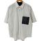 オーワイ OY S/S レザーポケットシャツ メンズ JPN:2