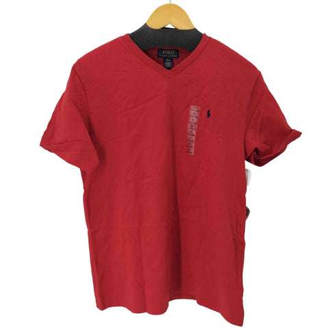 ポロラルフローレン POLO RALPH LAUREN ポニー刺繍 Vネック 半袖 カットソー メンズ XL(18-20)