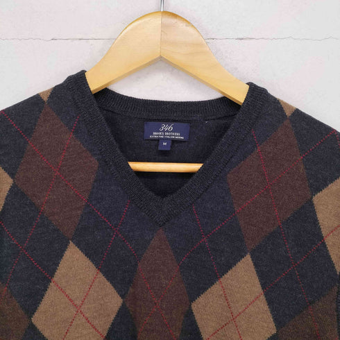 ブルックスブラザーズ 346 BROOKS BROTHERS アーガイルニットベスト メンズ JPN:M