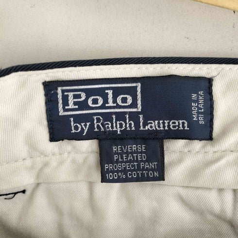 ポロバイラルフローレン Polo by RALPH LAUREN REVERSE PLEATED PROSPECT PANT ポロチノ チノパンツ メンズ 32inch