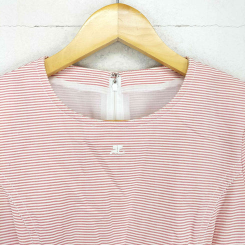 クレージュ courreges ボーダー柄ワンピース レディース 9AR