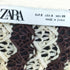 ザラ ZARA 編みデザイン ストライプ S/S ポロシャツ レディース import:S