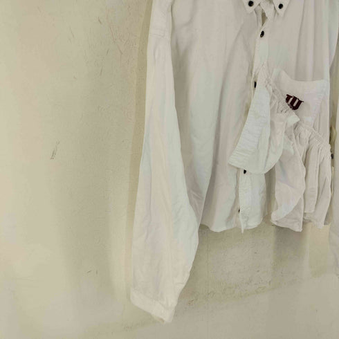 HIROSHI YOSHIDA フリルデザイン BDシャツ レディース 2XL-LARGE