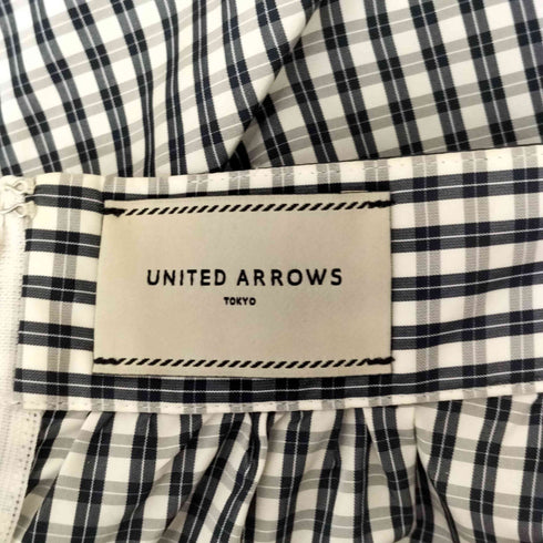 ユナイテッドアローズ UNITED ARROWS ギンガムチェックタフタレディスカート レディース JPN:36