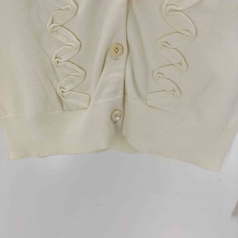 シーバイクロエ SEE BY CHLOE フリルクルーネックカーディガン レディース import:XS