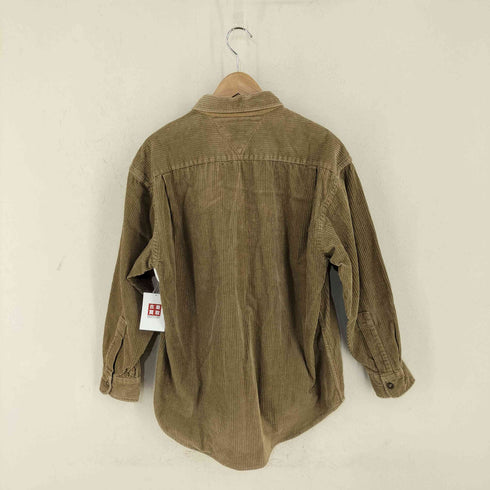 TOWNS COMFORT 太畝コーデュロイ レギュラーカラーシャツ メンズ L
