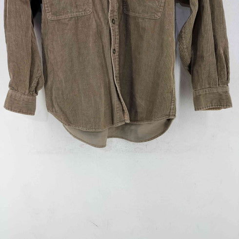 TOWNS COMFORT 太畝コーデュロイ レギュラーカラーシャツ メンズ L